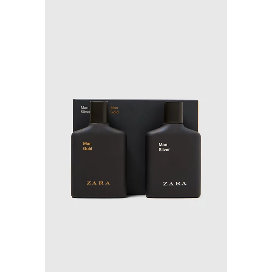 Zara Man Gold  80ml edt + Man Silver  edt 80ml férfi parfüm csomag