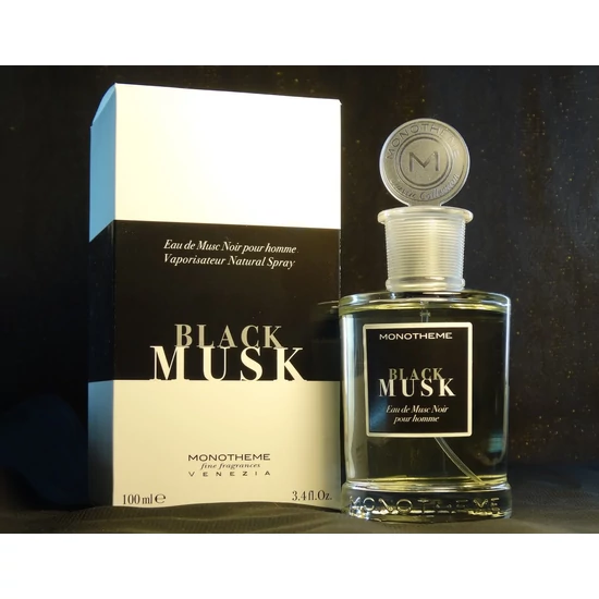 Monotheme fine fragrances  Venezia Black Musk Eau de Musk Noir férfi parfüm 100ml