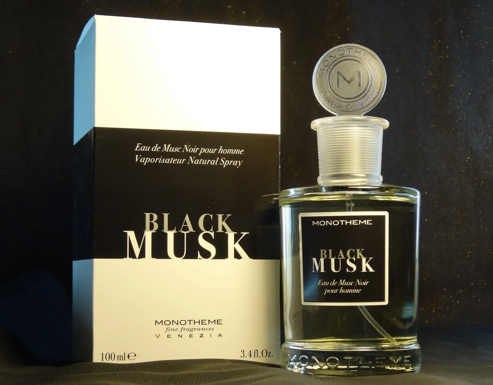 Monotheme fine fragrances  Venezia Black Musk Eau de Musk Noir férfi parfüm 100ml